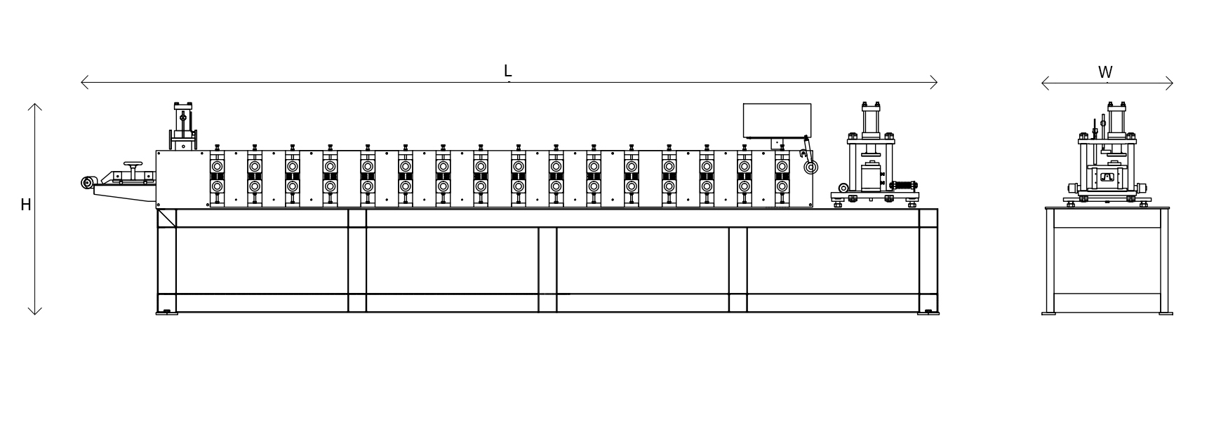 C Truss Roll Forming Machine